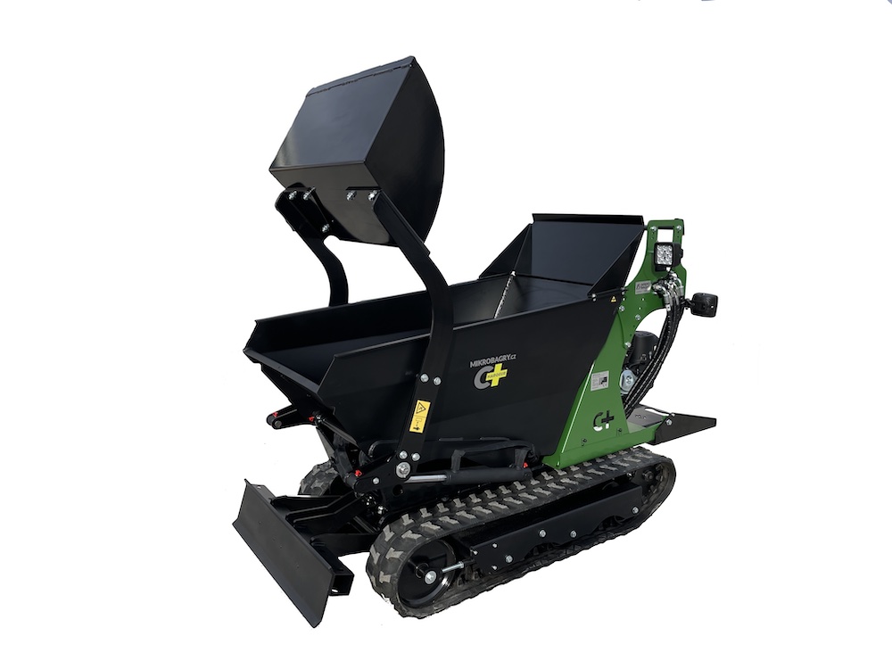 Dumper pro přesun zeminy a materiálu